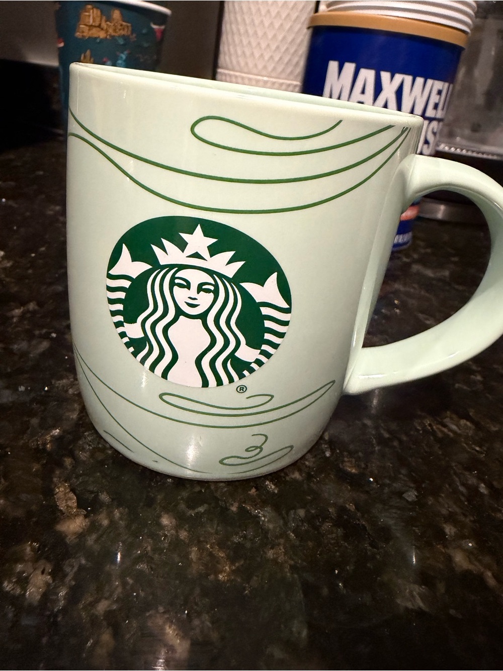 Starbucks Ceramic Mug - Mint Green
